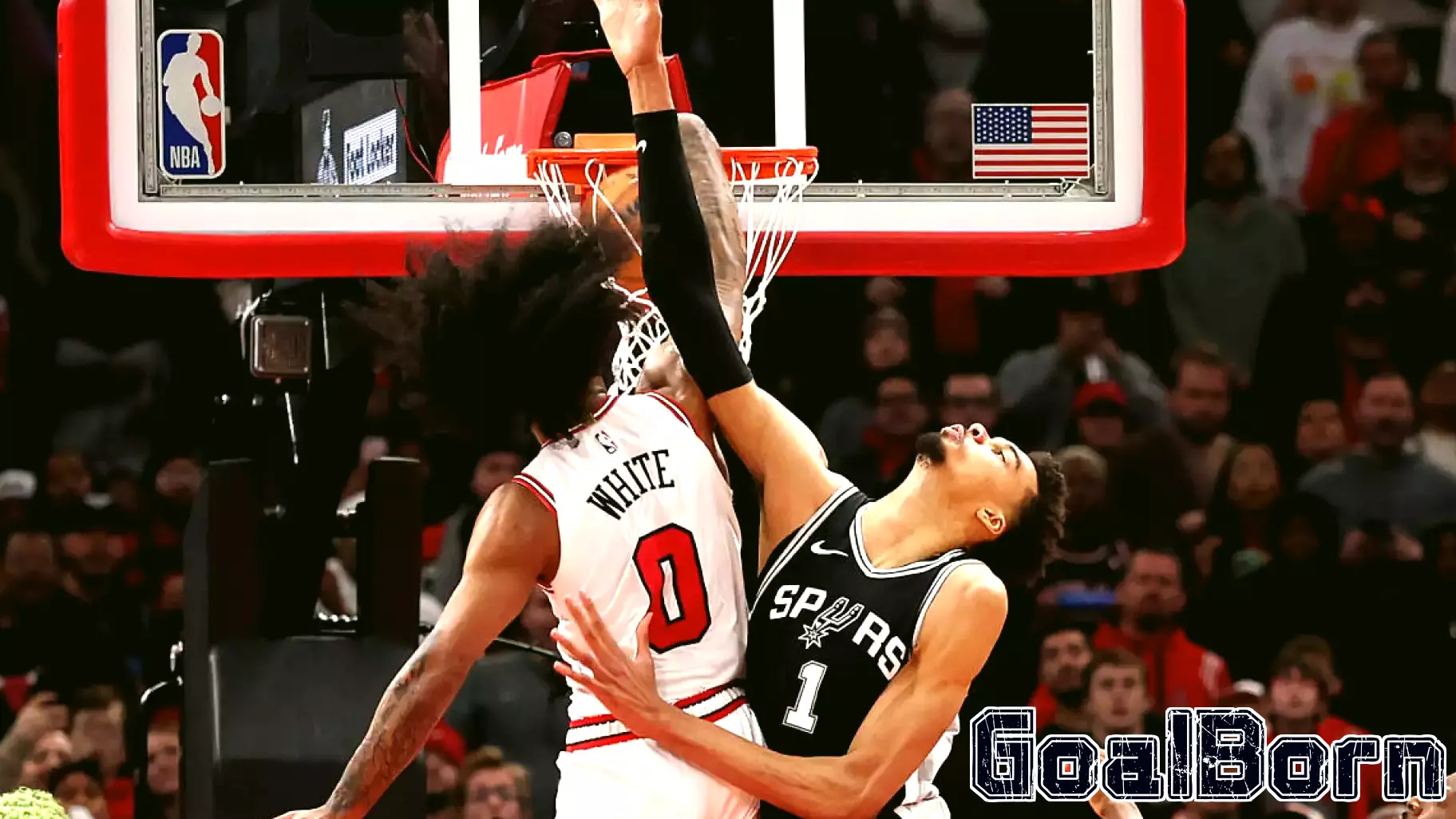 Coby White Delivers a Stunning Dunk Over Victor Wembanyama